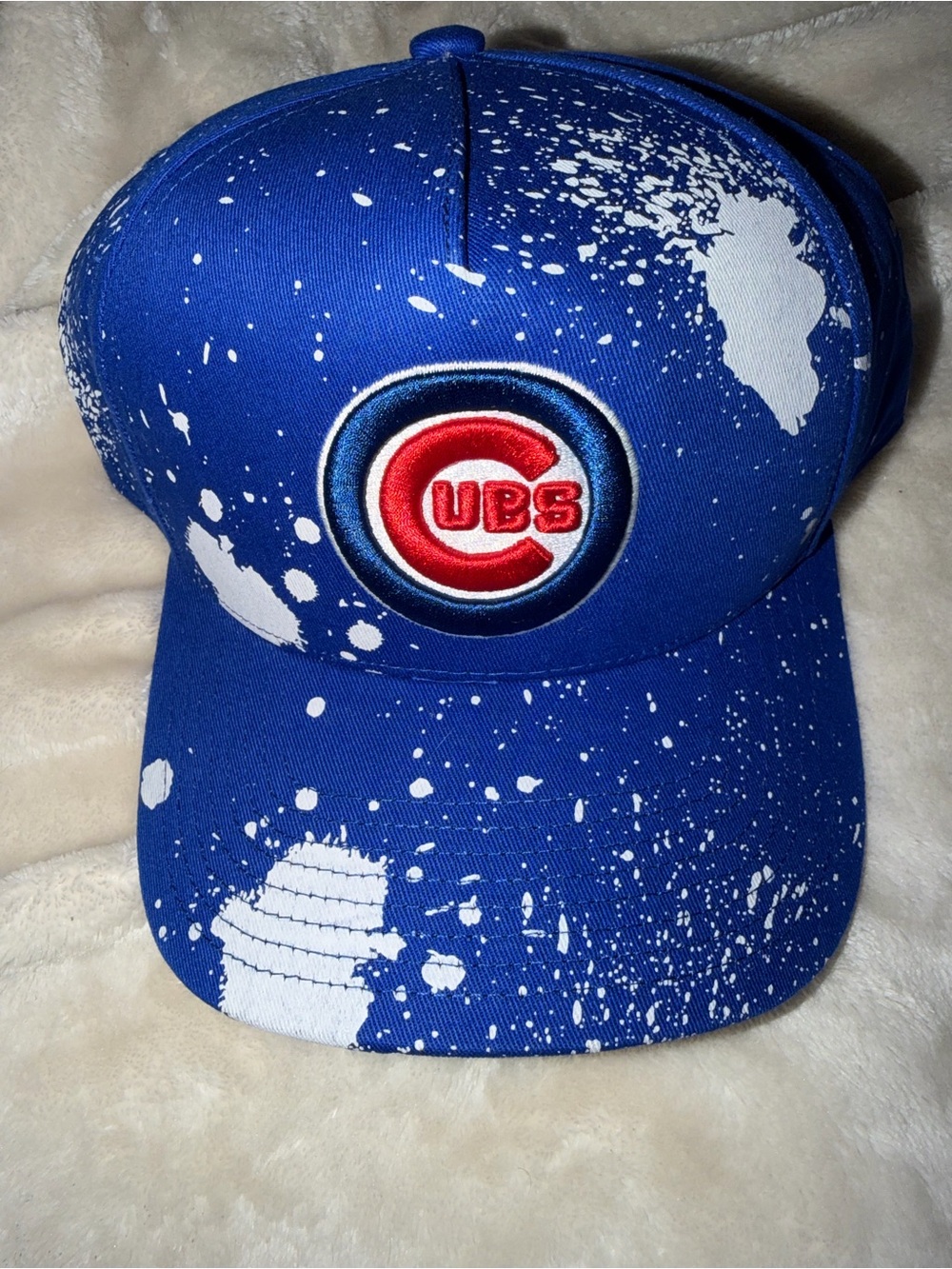 Mitchell & Ness Chicago Cubs Blue and White Kids Snapback